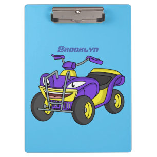 Carpeta De Pinza Ilustracion de personalizado de cuatro ruedas mora