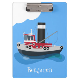 Carpeta De Pinza Ilustracion de personalizado de embarcaciones de a