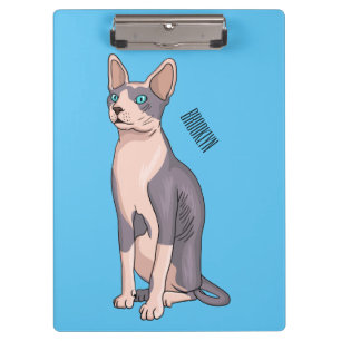 Carpeta De Pinza Ilustracion de personalizado de gatos Sfinx