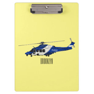 Carpeta De Pinza Ilustracion de personalizado de helicópteros de la