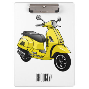 Carpeta De Pinza Ilustracion de personalizado de motocicleta con ci