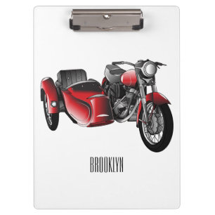 Carpeta De Pinza Ilustracion de personalizado de motocicletas Sidec