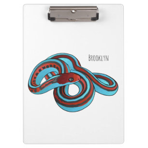 Carpeta De Pinza Ilustracion de personalizado de serpiente de San F