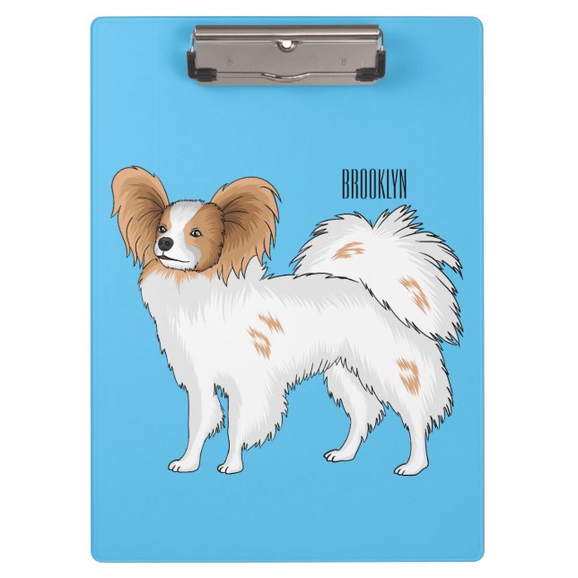 Carpeta De Pinza Ilustracion de personalizado papillon (Anverso)