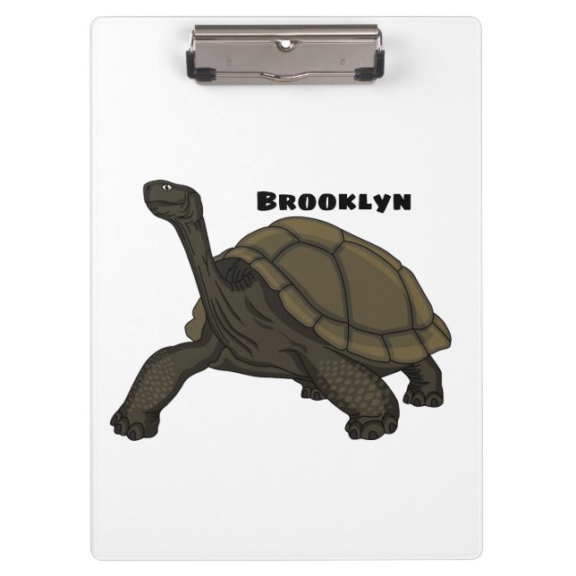 Carpeta De Pinza Ilustracion de tortugas terrestres de Galápagos (Anverso)