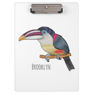 Carpeta De Pinza Ilustracion del personalizado de aves de Curl cres