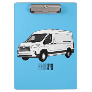 Carpeta De Pinza Ilustracion del personalizado de la camioneta de e