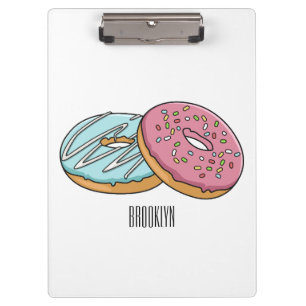 Carpeta De Pinza Ilustracion Donut personalizado