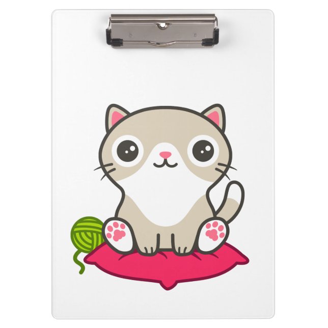 Carpeta De Pinza Ilustracion Kitty (Anverso)