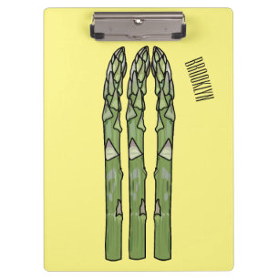Carpeta De Pinza Ilustracion personalizado Asparagus