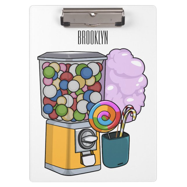 Carpeta De Pinza Ilustracion personalizado Candy (Anverso)