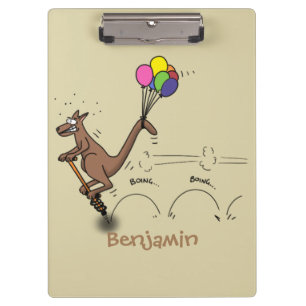 Carpeta De Pinza Ilustracion personalizado canguro del humor austra