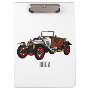 Carpeta De Pinza Ilustracion personalizado clásico de 1920