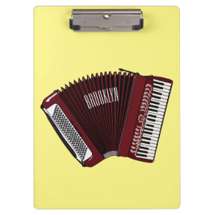 Carpeta De Pinza Ilustracion personalizado de acordeón