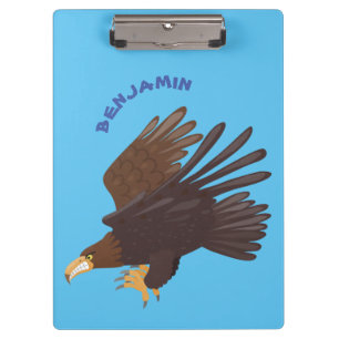 Carpeta De Pinza Ilustracion personalizado de águila dorada diverti