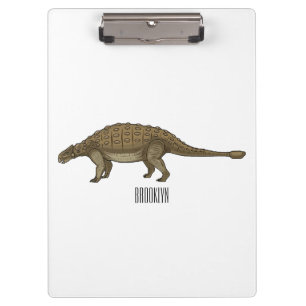 Carpeta De Pinza Ilustracion personalizado de Ankylosaurus
