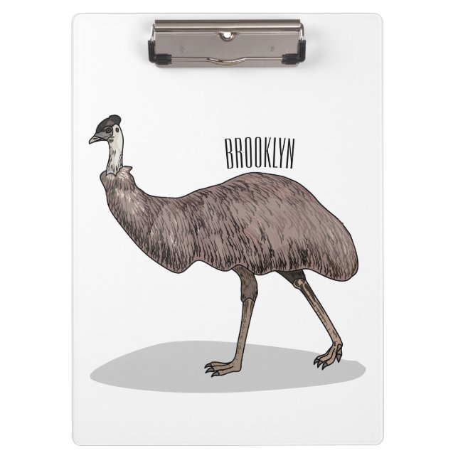 Carpeta De Pinza Ilustracion personalizado de aves de la Uem (Anverso)