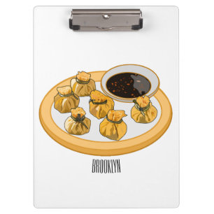 Carpeta De Pinza Ilustracion personalizado de bolso de camarón tail