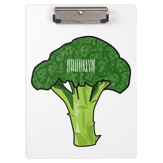 Carpeta De Pinza Ilustracion personalizado de Broccoli (Anverso)