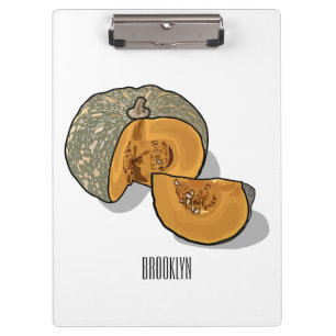 Carpeta De Pinza Ilustracion personalizado de calabaza