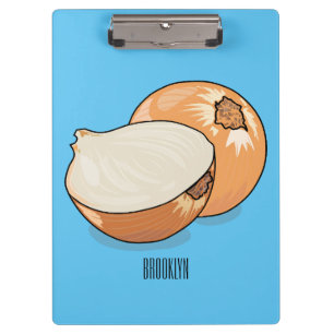 Carpeta De Pinza Ilustracion personalizado de cebolla