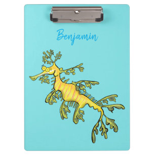 Carpeta De Pinza Ilustracion personalizado de dragón marino diverti