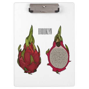 Carpeta De Pinza Ilustracion personalizado de fruta dragón