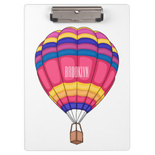 Carpeta De Pinza Ilustracion personalizado de globo aerostático