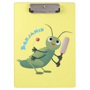 Carpeta De Pinza Ilustracion personalizado de insectos de cricket v