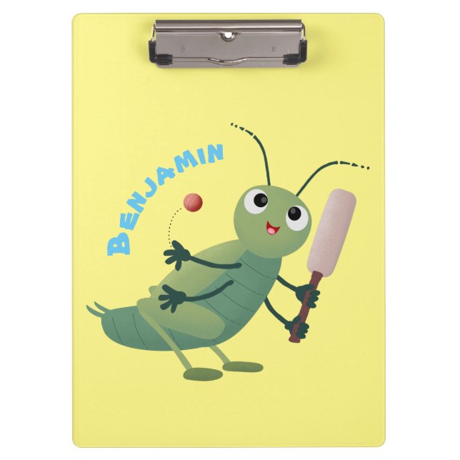 Carpeta De Pinza Ilustracion personalizado de insectos de cricket v (Anverso)