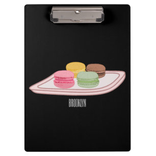 Carpeta De Pinza Ilustracion personalizado de Macaron