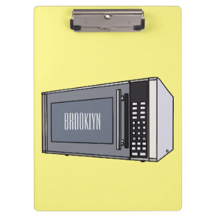 Carpeta De Pinza Ilustracion personalizado de microondas