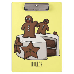 Carpeta De Pinza Ilustracion personalizado de pastel de pan de jeng