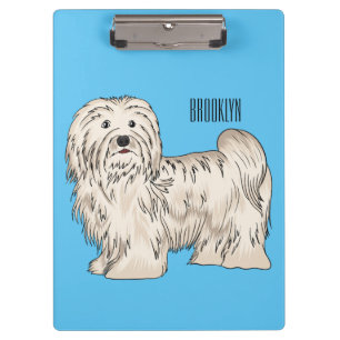 Carpeta De Pinza Ilustracion personalizado de perro de La Habana