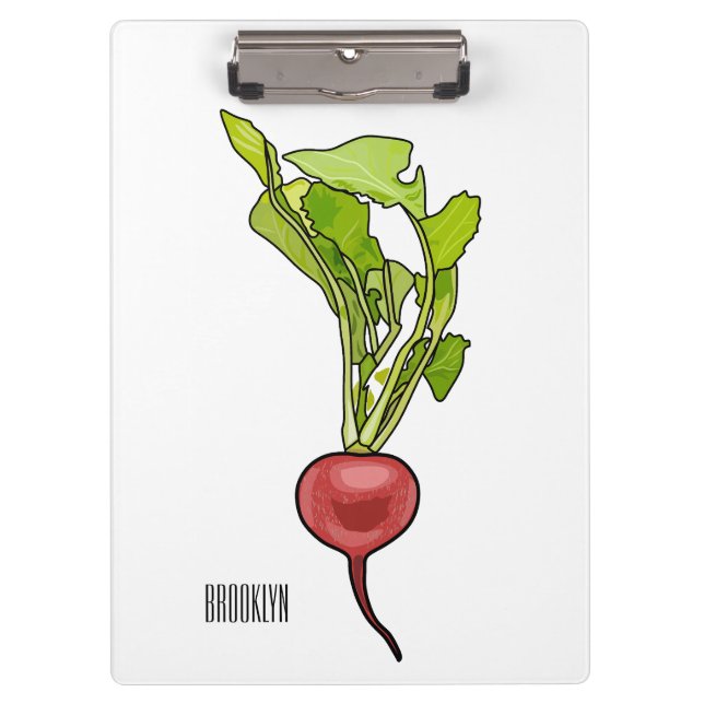 Carpeta De Pinza Ilustracion personalizado de Radish (Anverso)