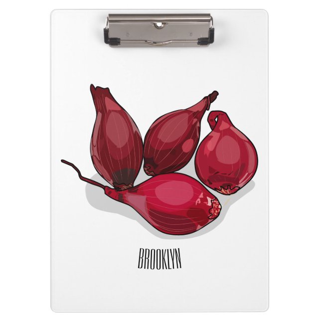 Carpeta De Pinza Ilustracion personalizado de Shallot (Anverso)