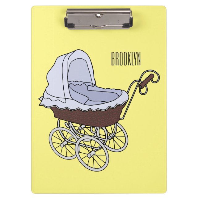 Carpeta De Pinza Ilustracion personalizado de Stroller (Anverso)