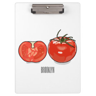 Carpeta De Pinza Ilustracion personalizado de tomate