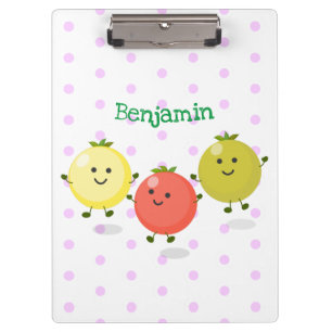 Carpeta De Pinza Ilustracion personalizado de tomates de cerezo