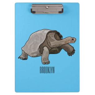Carpeta De Pinza Ilustracion personalizado de tortugas de Galápagos