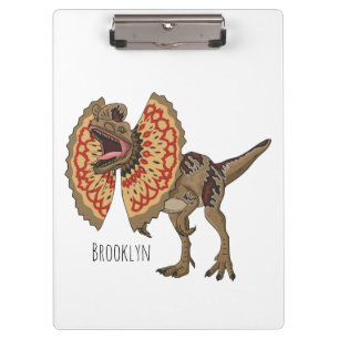 Carpeta De Pinza Ilustracion personalizado Dilophosaurus