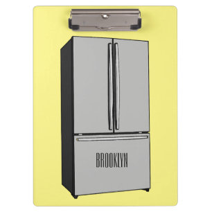 Carpeta De Pinza Ilustracion personalizado frigorífico de puerta fr