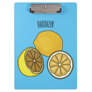 Carpeta De Pinza Ilustracion personalizado limón