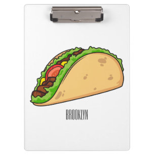 Carpeta De Pinza Ilustracion personalizado Taco