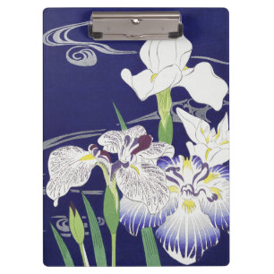 Carpeta De Pinza Impresión artística de Iris japonés vintage de Kog
