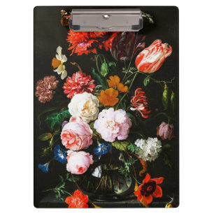 Carpeta De Pinza Impresión artística floral botánica oscura y tempe