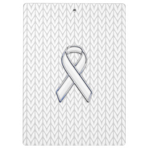Carpeta De Pinza Impresión de la cinta cromada sobre la cinta blanc