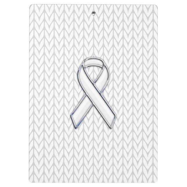 Carpeta De Pinza Impresión de la cinta cromada sobre la cinta blanc (Reverso)
