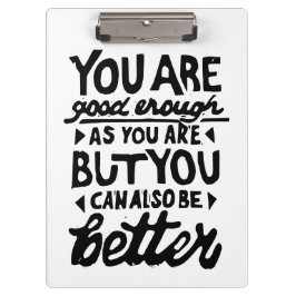 Carpeta De Pinza Impresión de línea de cotización motivadora