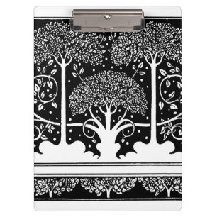 Carpeta De Pinza Impresión de patrón de árbol Art Nouveau de Aubrey